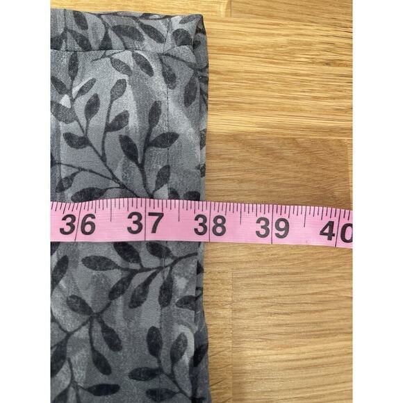 Vintage Old Navy Maxi Skirt Size 10 Grey Floral Y2K Fairy Grunge - Picture 6 of 6